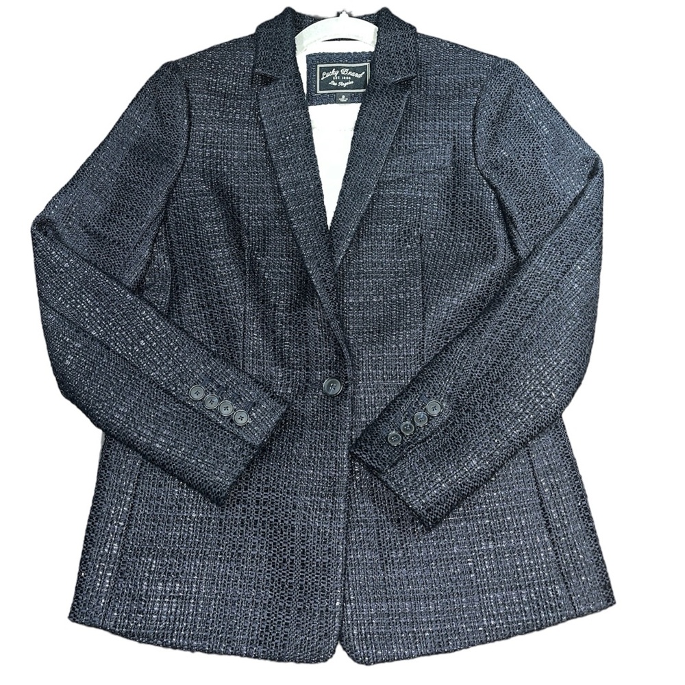 Lucky Brand navy blue blazer size 2